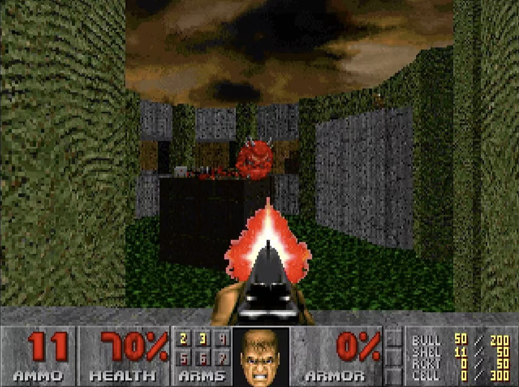 Doom II running on z386